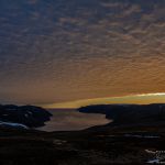 Tufjorden under some strange clouds that I don't know the name of. Tufjorden