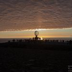 Enjoying the midnight sun at North Cape North Cape